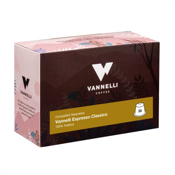 capsule compostabili classico 3/4 vannelli coffee